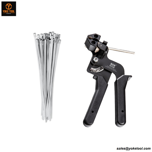 Cable de acero inoxidable Cable de unión de pistola Herramientas de tensión de metal Cortador de metal