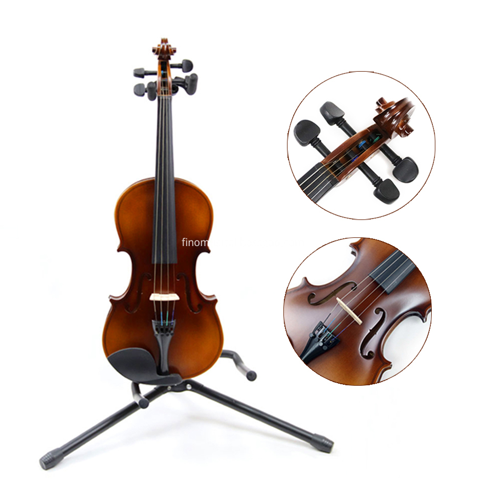 Beginner Natural Flame Acoustic Student Violin Set, High Quality ...