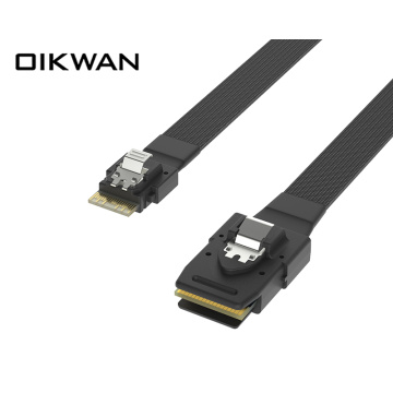 Slimsas SFF-8654 4i в Minisas SFF-8087 Кабель Slim SAS To SAS Cable