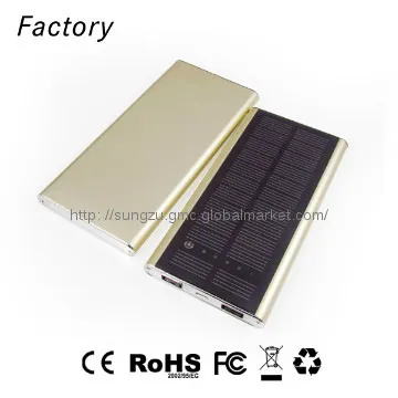 10000mah Dual solar usb charger for laptop as solar laptop charger