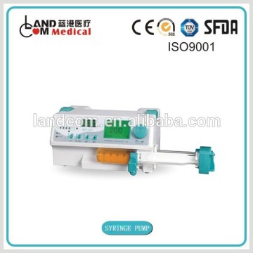 Single channel syringe pump with drug library with CE certificate