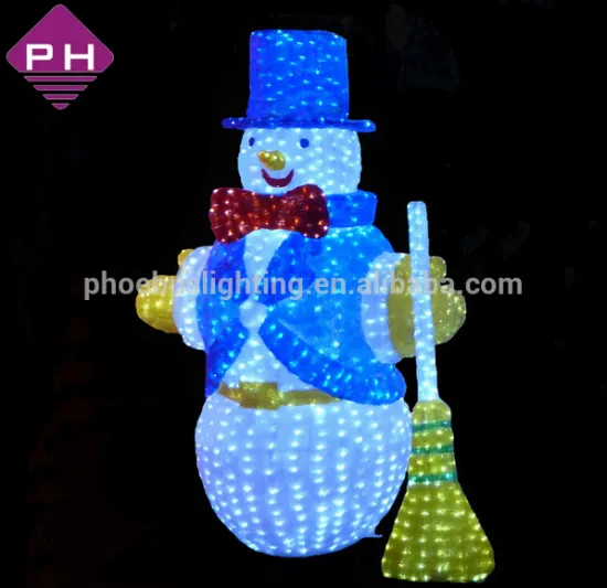 Holiday decoration christmas snowman light