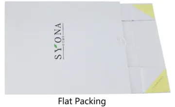 White Silk Ribbon Clothing Folding Gift Paper Box