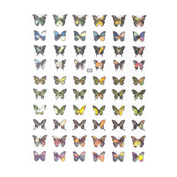 Wholesale Butterfly Stickers: Waterproof, Cute, and Perfect for Nail Art - Factory Direct Pricing