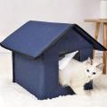 Casa de gato al aire libre impermeable