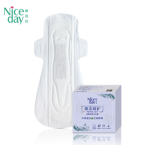 Women care functional herbal organic menstrual pad