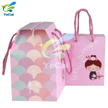 China gold manufacturer free sample brown paper bag, portable shopping paper bag bag
