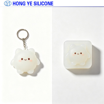 Crystal silicone for delicate sculpture casting
