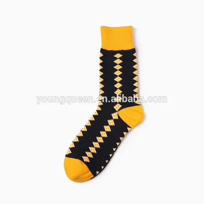 HW235 happy socks Business men socks combed cotton socks