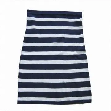 Ladies' Knit Sweater Skirt with Stripes