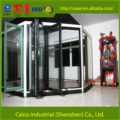 Building Material Folding Glass Glazed Door