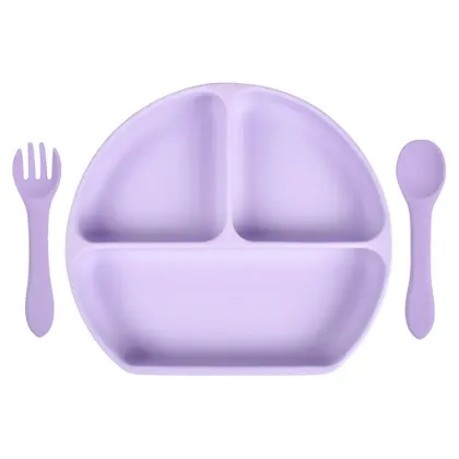 Eco-Friendly Baby Silicone Tableware Set