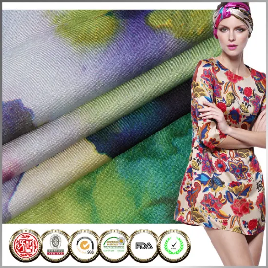 Top grade SGS certified Korean Fancy printed knitting fabric