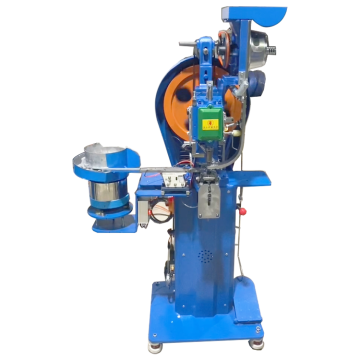 Automatic Double Heads Eyelet Machine for High-Quality Snap Button Fastener Attachment