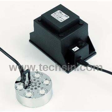 LED auto changing color ultrasonic humidifier, mist maker
