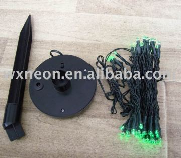 china supply christmas lightings utdoor decor. solar powered lighting