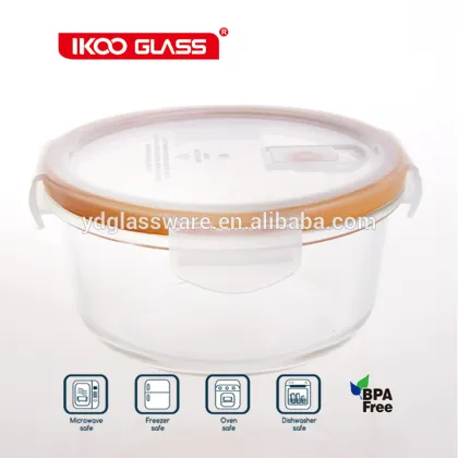 glass meal prep containers / food storage container box