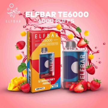 New Elf Bar TE6000 Dispipable Vape Box بالجملة