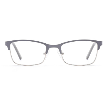 Color-Changing Square Frame Children's Metal Optical Glasses: Vibrant Dazzling Colors