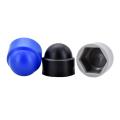 Plastic nut protection caps