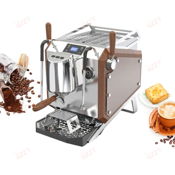 Professional Stainless Steel Single Group 9 Bar Rotary Pump Semi Auto LED Electric Commercial Espresso Coffee Machine