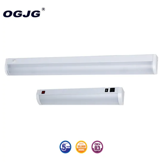 Linkable Linear LED Cabinet Lights for Kitchen with Aluminum Housing Outlet Sockets