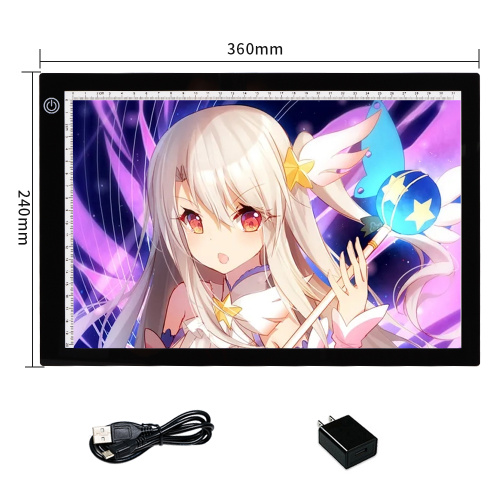 Suron A4 LED Drawing Tracing Board USB Interface