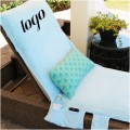 Cotton chair towel with hooded and pocket