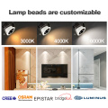 Az irodai beltéri LED LED Light COB süllyesztett lejtőn