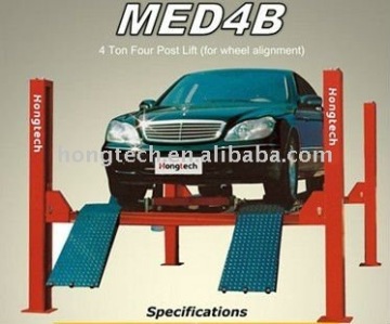 4 post lift with wheel alignment
