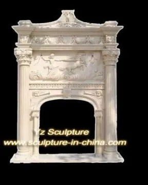 Overmantel Marble Fireplace
