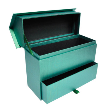 Full Color Double Layer Necklace Jewelry Box Set