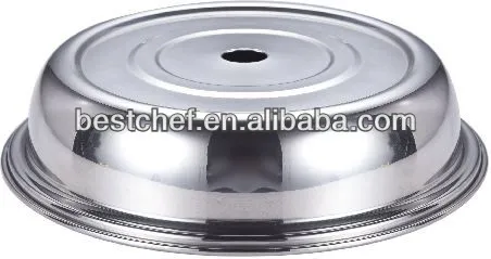 Luxe stainless steel Round plate cover