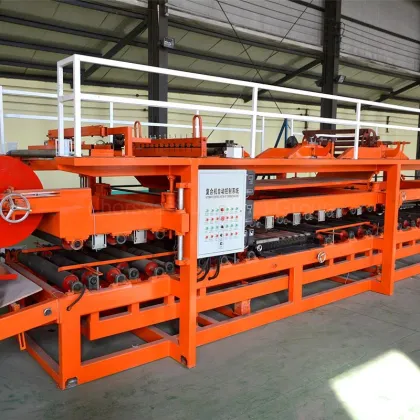 dependable performance eps or rockwool polyurethane foam sandwich metal roof panel making machinery