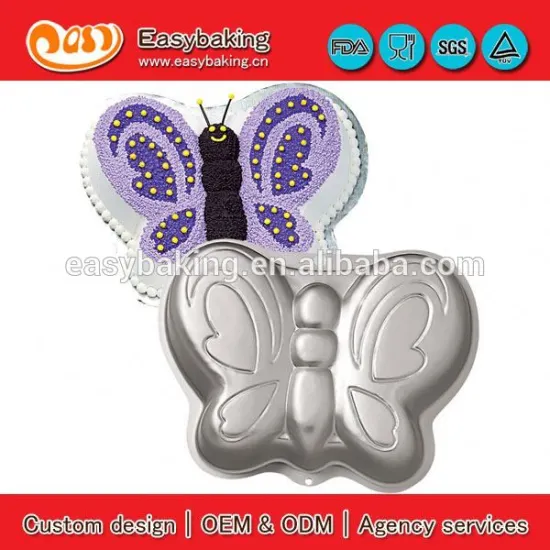 High quality 3D Butterfly cake aluminum pan