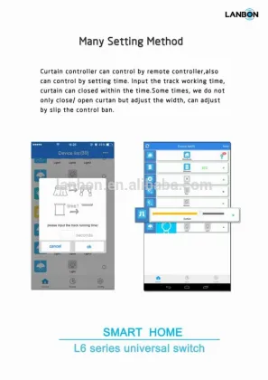 LANBON WIFI smart home technology,smart wifi home system