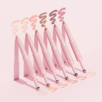 Private Label Vegan Natural Eyeshadow Pencils - Bulk Wholesale Multi-Color Shimmer Pigmented Dual-Ended Sticks