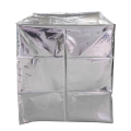 Moisture Proof Waterproof Silver Metallic Foil Pallet Cover