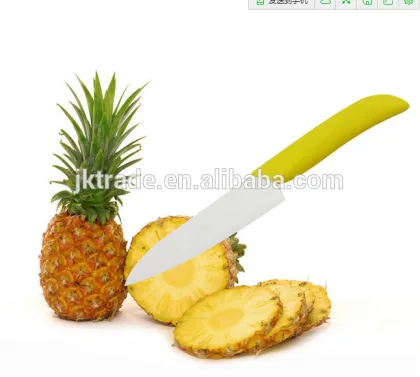 Wholesale modern 5pcs knife set kitchen white blade ceramic knives with ceramic handle