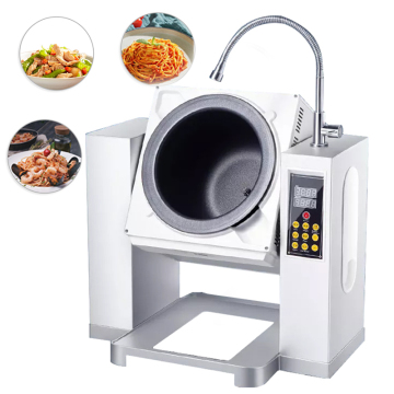 Intelligent 15L Electromagnetic Drum Frying Pan for Large Commercial Canteens and Restaurants