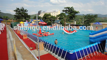 Durable CE certificate metal frame pool for outdoor use