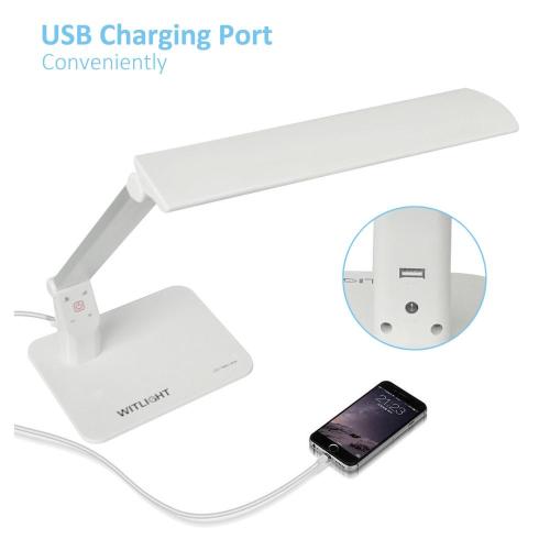 High CRI LED Reading Lamp With USB In White Color For Artist