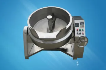 Commercial electric heating cooker with mixer for making Ice Cream