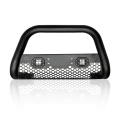 U-shaped honeycomb baffle iron front bumper