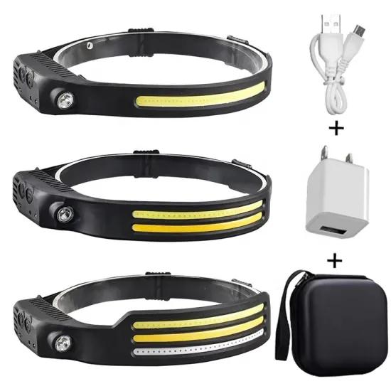 Waterproof COB LED Headlamp: Lightweight and Rechargeable for Outdoor Activities