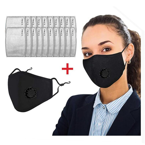 PM2.5 Activated Carbon Washable Cotton Face Cover