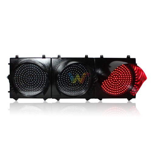 Road safety aluminum RYG 400mm traffic signal light