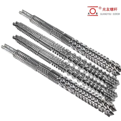 ISO Certified Nitriding o Bimetallic Extruder Parallel Twin Screw at Barrel Screw at Cylinder para sa Plastic Extruder