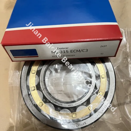 Cylindrical Roller Bearings: NU2210, NU2214, NU222, NU228, NU260, NU 260 M