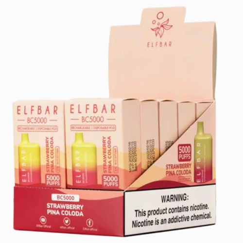 Elf Bar 5000 Puff Vapor desechable recargable